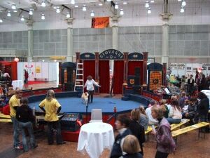 Petra im Zirkus in der Eilenriedehalle Hannover